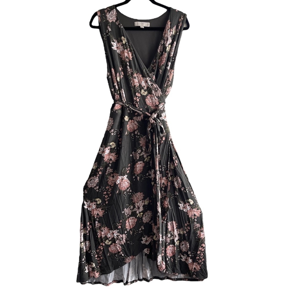 Loft Midi Wrap Dress